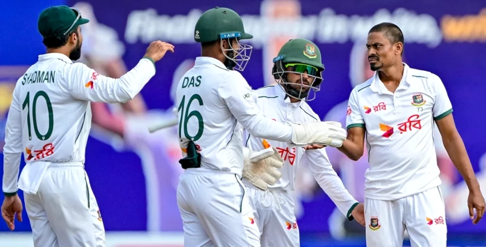 শান্তর দুর্দান্ত সেঞ্চুরির পরও ড্র হলো গল টেস্ট
