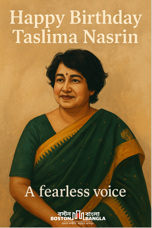 আজ তাসলিমা নাসরিনের জন্মদিন