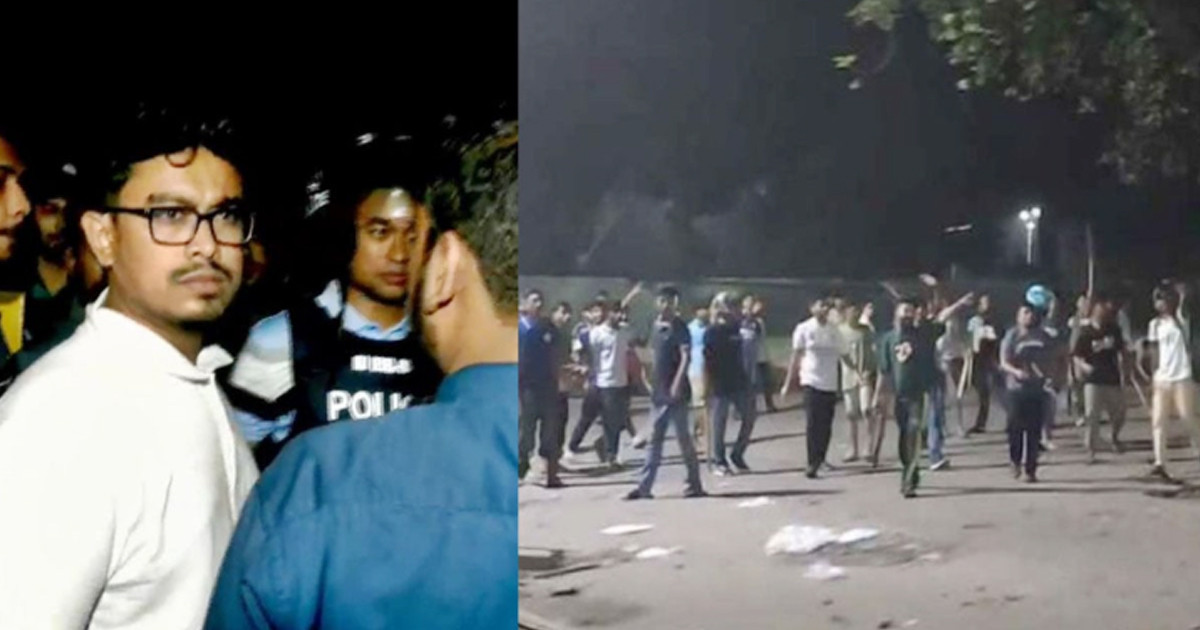 মধ্যরাতে ঢাবি ও ঢাকা কলেজ শিক্ষার্থীদের সংঘর্ষে উত্তপ্ত নীলক্ষেত এলাকা