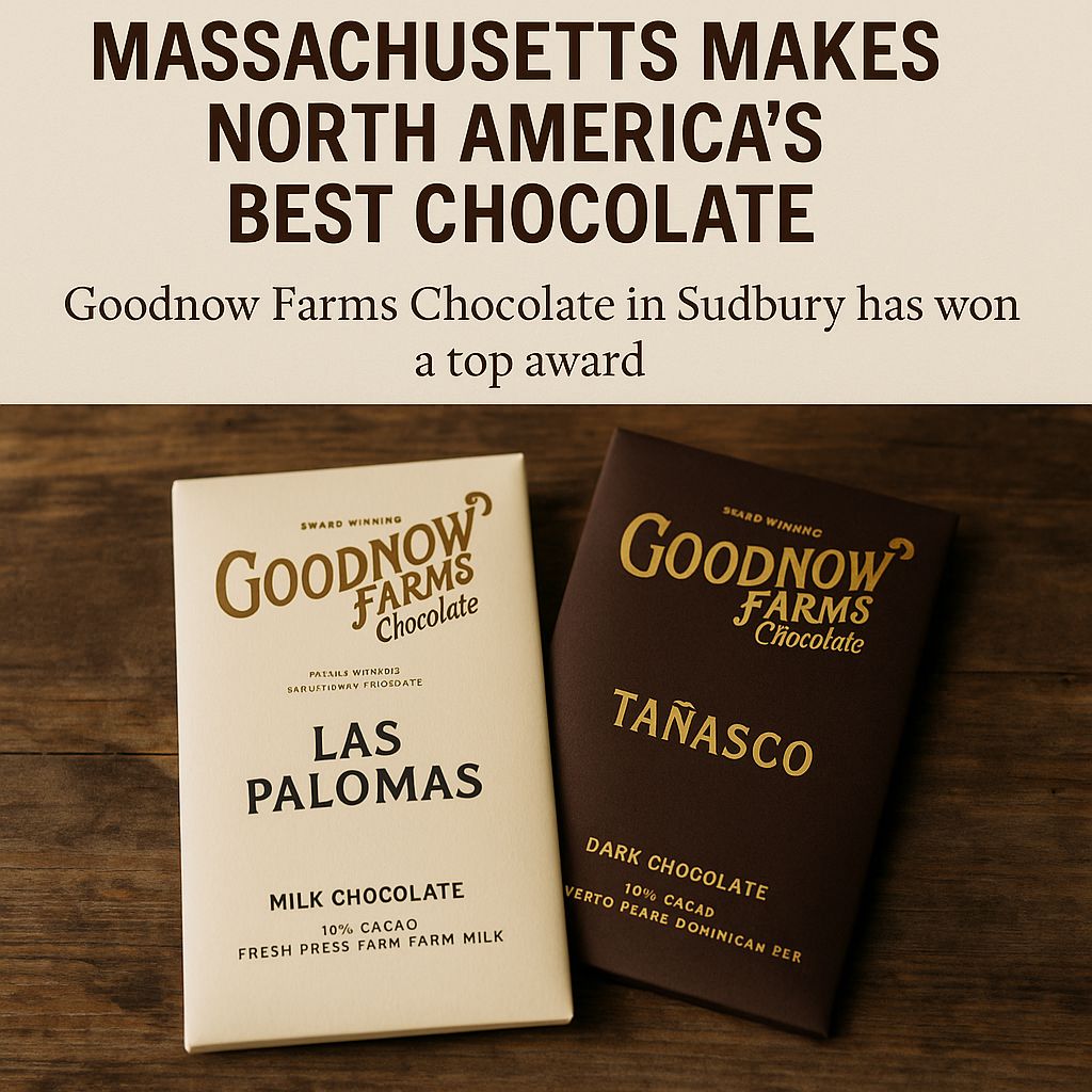 ম্যাসাচুসেটসে তৈরি হচ্ছে উত্তর আমেরিকার সেরা চকলেট: আন্তর্জাতিক পুরস্কারে শীর্ষে Goodnow Farms