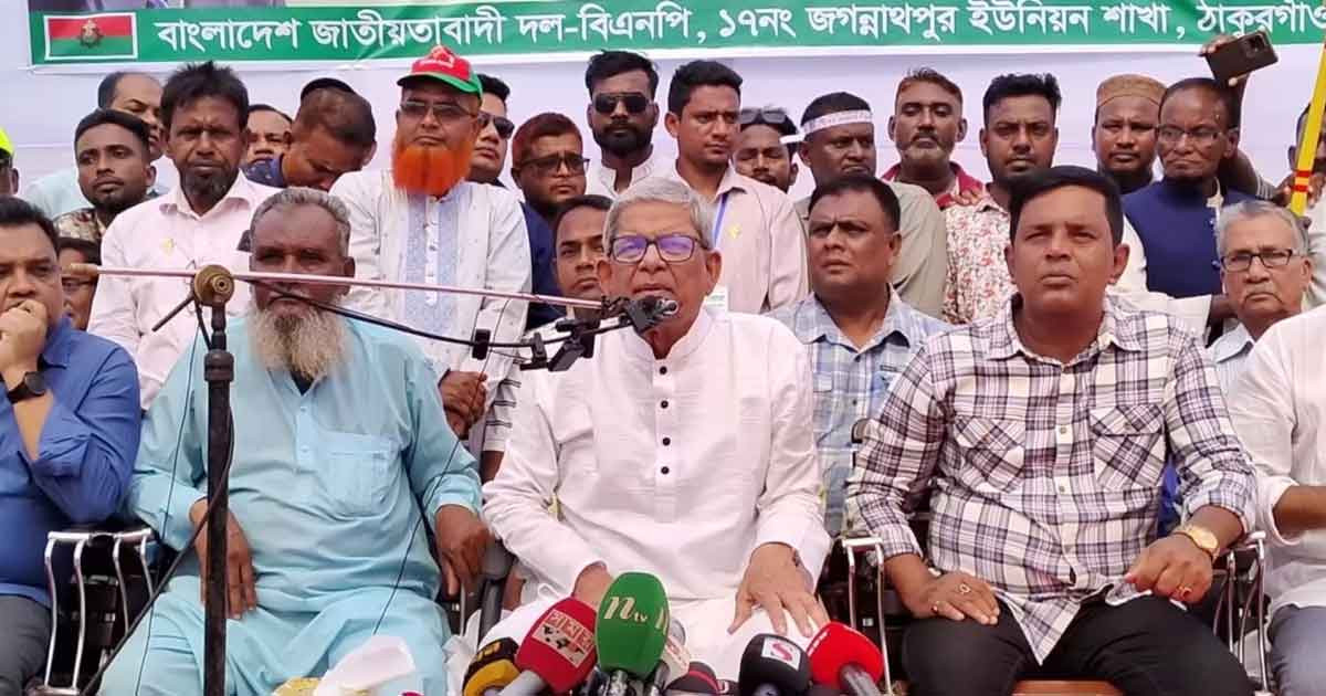 সাধারণ মানুষ গণভোট বুঝে না, তারা চায় শুধু ভোট দিতে: মির্জা ফখরুল